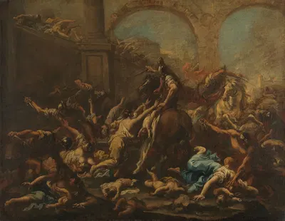 Massacre of the Innocents by Алессандро Маньяско, 1715 - 1740 — digital art print download