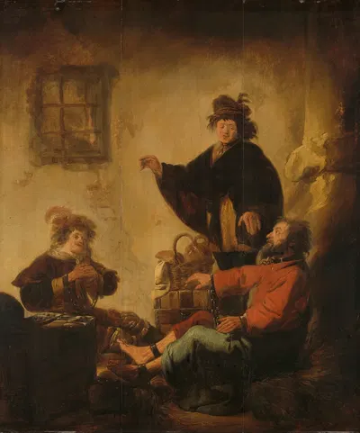 Joseph Interpreting the Dreams of the Baker and the Butler by Benjamin Gerritsz. Cuyp — digital art print download