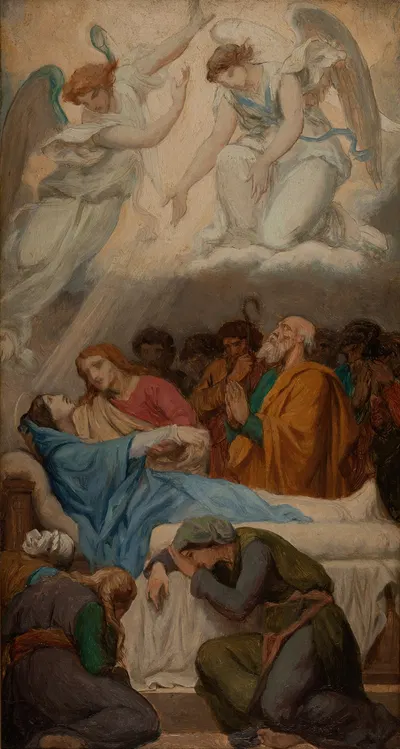 La Mort de la Vierge by Émile Bin, 1869 — digital art print download