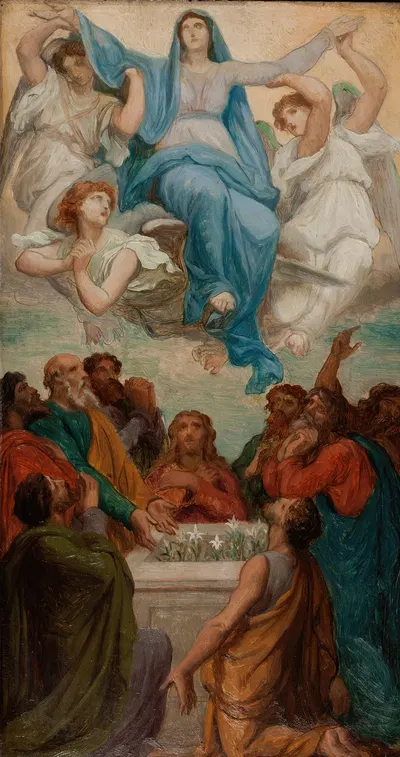 L'Assomption de la Vierge by Émile Bin, 1869 — digital art print download