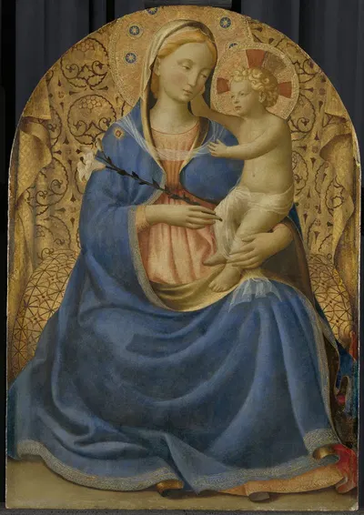 Madonna of Humility by Fra Angelico, c. 1440 — digital art print download