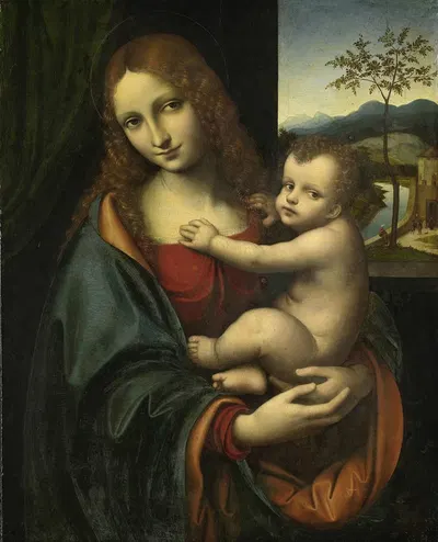 Madonna and Child by Giampietrino (Giovanni Pietro Rizzoli), 1510 - 1525 — digital art print download