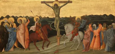 The Crucifixion by Giovanni di Paolo, c. 1447 — digital art print download
