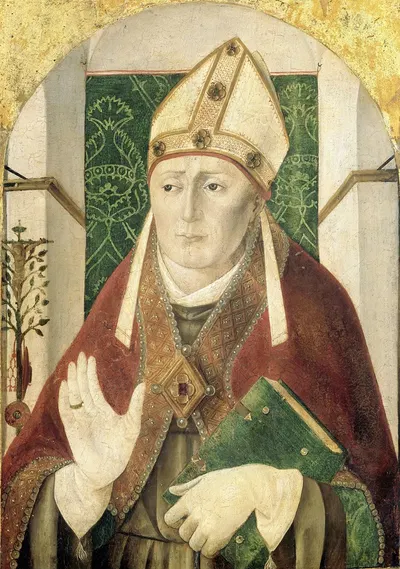 St Bonaventure by Girolamo da Treviso, c. 1490 — digital art print download