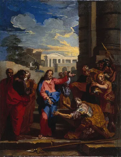 Le Christ et le centurion by Jean-Baptiste Corneille, 1690 — digital art print download