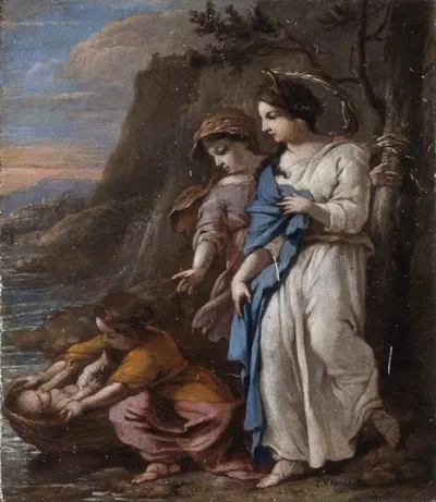 Finding of Moses by Johannes Voorhout — digital art print download