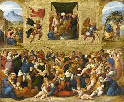 Massacre of the Innocents by Ludovico Mazzolino, 1510 - 1530 — digital art print download