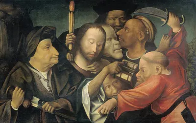 The Arrest of Christ by Манера Иеронима Босха — digital art print download