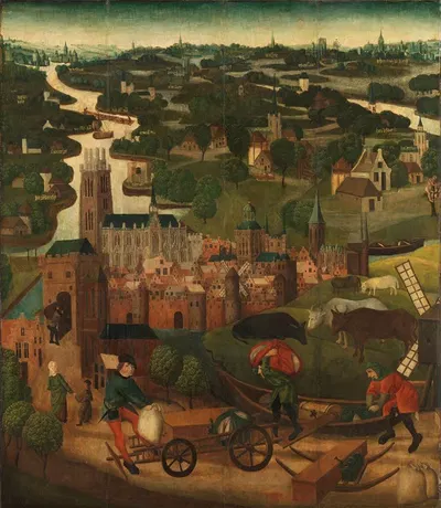 The Saint Elizabeth’s Day Flood by Master of the St Elizabeth Panels — digital art print download