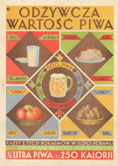 Odżywcza wartość piwa by Jan Cotty — digital art print download