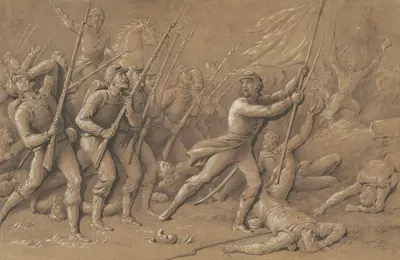 Battle Charge by Hammatt Billings, 1865-1874 — digital art print download