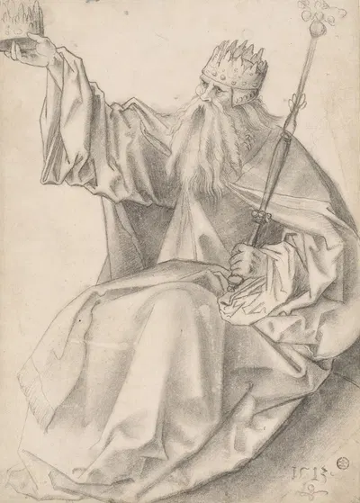 Der krönende Gottvater by Hans Baldung, 1513 — digital art print download