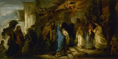 La Présentation au temple by Франсуа Жозеф Эйм, 1826 — digital art print download