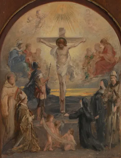 Le Calvaire by François Lafon, 1884 — digital art print download