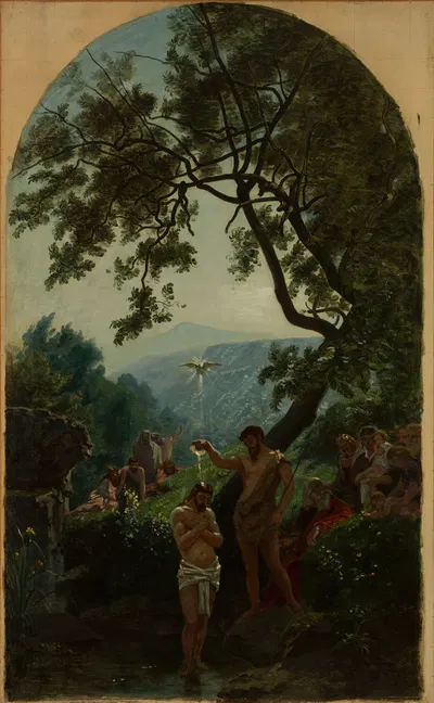 Le Baptême du Christ by Франсуа-Луи Франсэ, 1877 — digital art print download