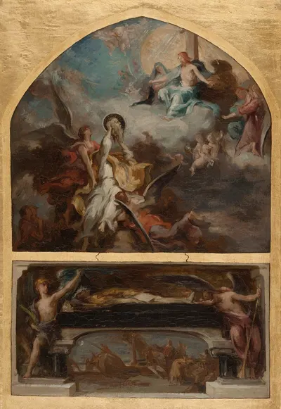 Résurrection et Apothéose de saint Denis by Henri Leopold Lévy, 1873 — digital art print download