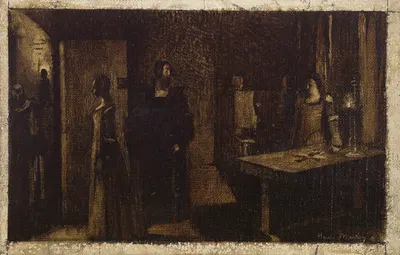Le crucifix by Henri Martin, 1887 — digital art print download