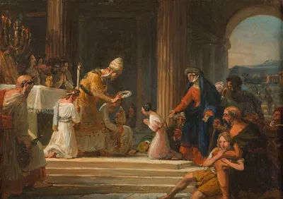Consécration de la Vierge by Жан-Батист Огюст Виншон, 1836 — digital art print download