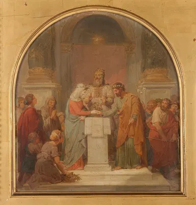 Le Mariage de la Vierge by Николя Луи Франсуа Госс, 1857 — digital art print download