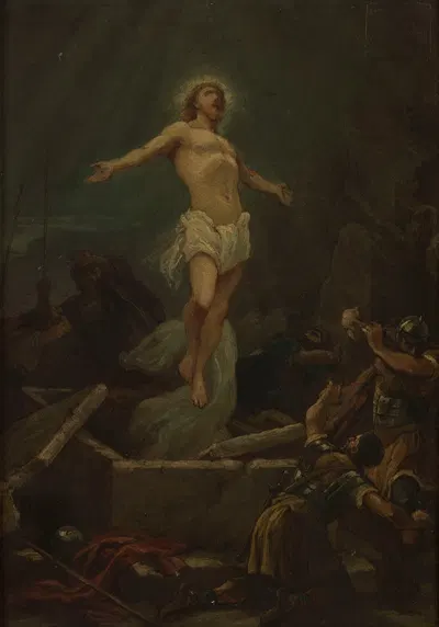 La Résurrection de Jésus Christ by Поль Филиппотё, 1874 — digital art print download