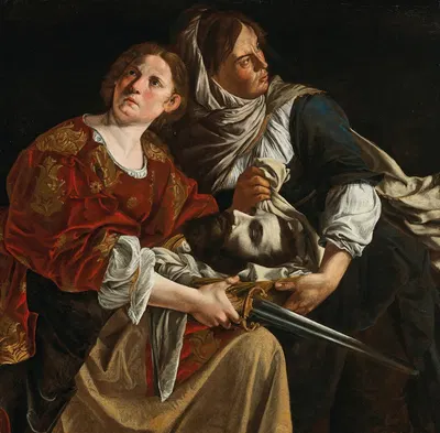 Judith and her maidservant with the head of Holofernes by Артемизия Джентилески — digital art print download