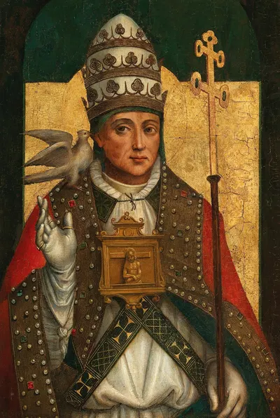 Saint Gregory the Great by Defendente Ferrari — digital art print download
