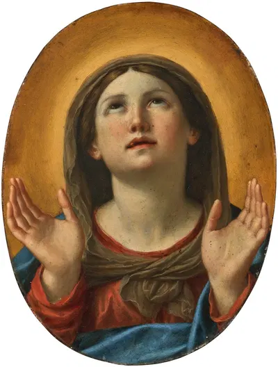 The Madonna at Prayer by Francesco Albani — digital art print download