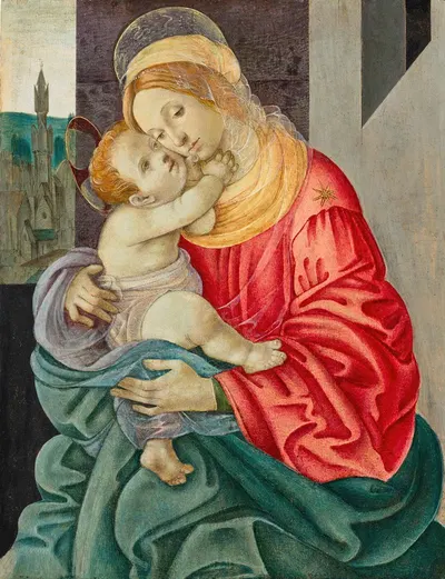 The Madonna and Child by Follower of Filippo Lippi — digital art print download
