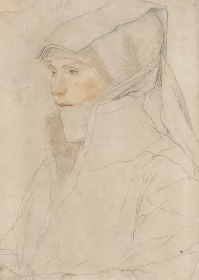 Portrait of Dorothea Meyer, née Kannengiesser by Ганс Хольбейн Младший — digital art print download