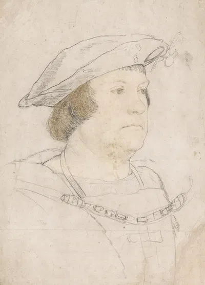 Portrair of an unknown Englishman by Ганс Хольбейн Младший, 1527 — digital art print download