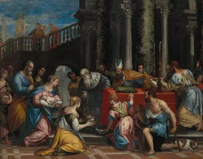 The presentation in the temple by Carlo Caliari — digital art print download