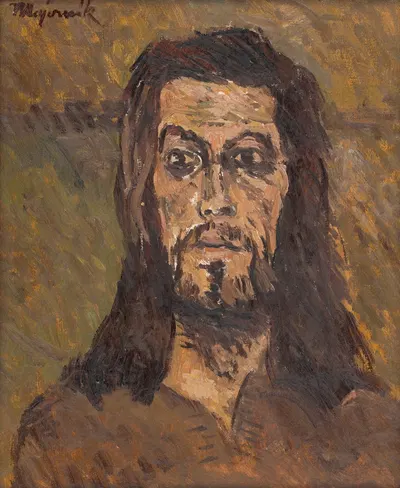 The Head of Saint John the Baptist by Циприан Майерник, 1941 — digital art print download