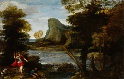 Tobias and the Angel by Domenichino — digital art print download