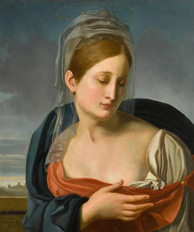 The Madonna Annunciate by Фридрих фон Оливье, 1815 — digital art print download