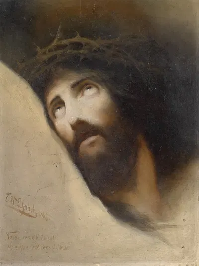 Vater verzeih Ihnen by Карл Вильгельм Диффенбах, 1887 — digital art print download