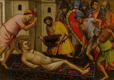 The Martyrdom of Saint Lawrence by Niccolò di Pietro Gerini — digital art print download