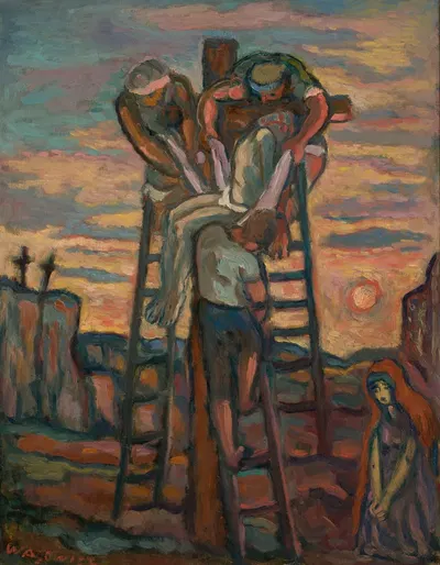Descent from the Cross II by Вацлав Вансович, 1938 — digital art print download