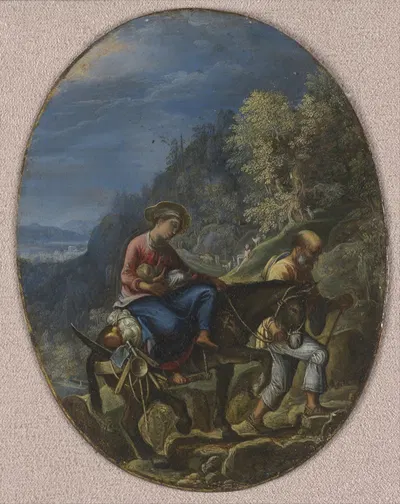 The Flight into Egypt by Adam Elsheimer — digital art print download