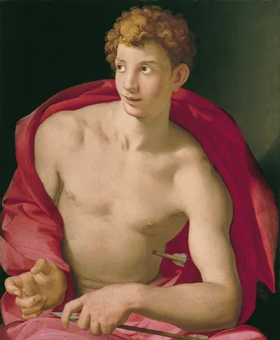 Saint Sebastian by Агноло Бронзино — digital art print download