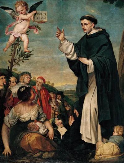 St. Vincent Ferrer Preaching by Alonso Cano — digital art print download