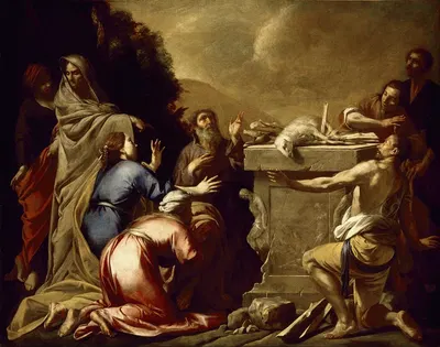The Sacrifice of Noah by Antonio De Bellis, 1640-1655 — digital art print download