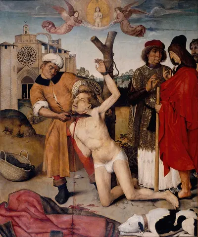 Martyrdom of Saint Cucuphas by Ayne Bru — digital art print download