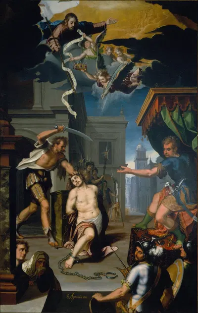 The Martyrdom of Saint Apronianus by Бальтасар де Эчаве Ордио, 1612 — digital art print download
