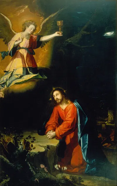 The Prayer in the Garden by Бальтасар де Эчаве Ордио — digital art print download
