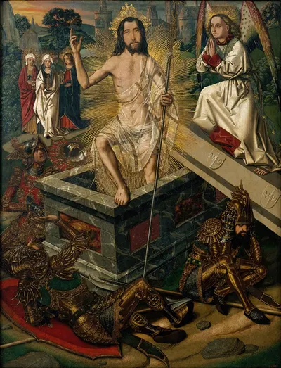 Resurrection by Bartolomé Bermejo — digital art print download