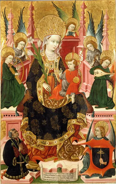Virgen de Mosén Esperandeu de Santa Fe by Blasco de Grañén — digital art print download