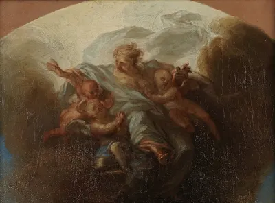 Le Père Eternel by Шарль де Ла Фосс, 1675-1677 — digital art print download