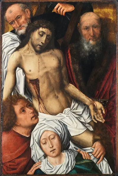The Descent from the Cross by Colijn de Coter — digital art print download
