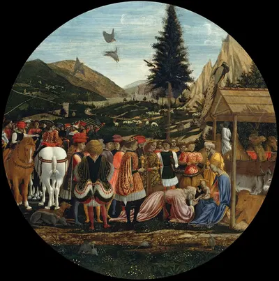 Adoration of the Magi by Domenico Veneziano — digital art print download