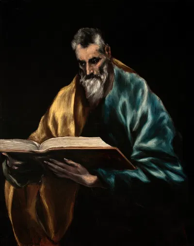 Apostle Saint Simon by Эль Греко (Доменикос Теотокопулос), 1610-1614 — digital art print download